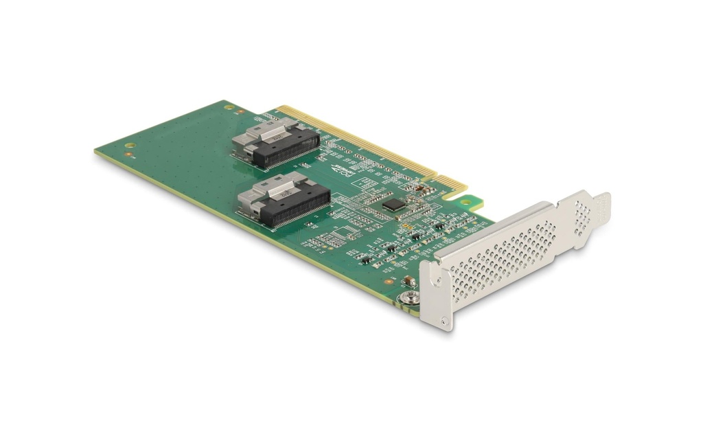 Delock Adaptateur de bus hôte PCI Express x16 - 4x SFF-8639