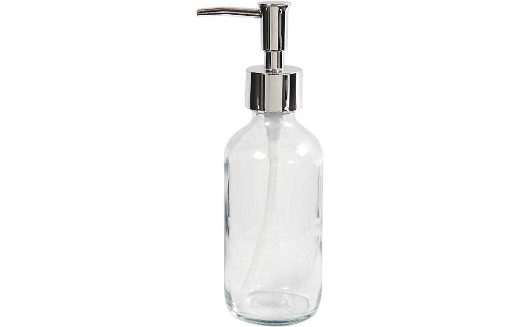 Creativ Company Distributeur de savon 230 ml, Transparent