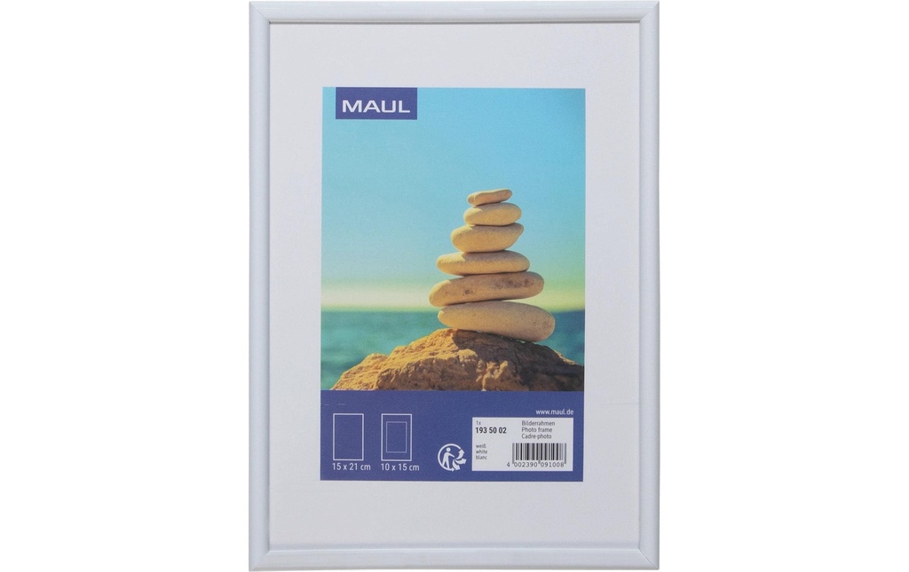 Maul Cadre photo MAULart Blanc, 15 x 20 cm
