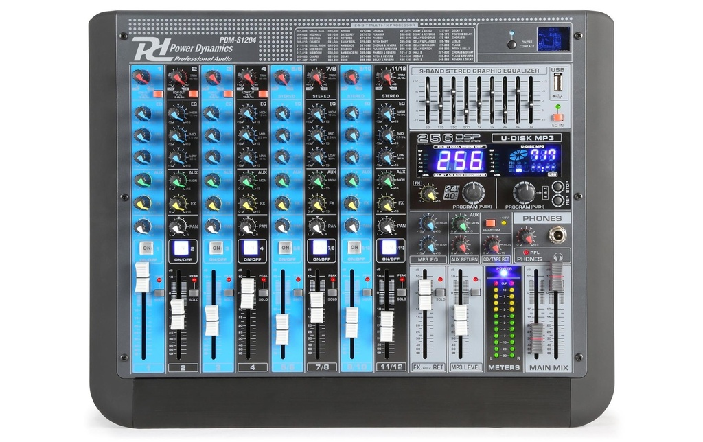 Power Dynamics Table de mixage PDM-S1204