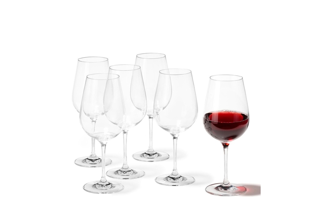 LEONARDO Verre à vin rouge Tivoli 580 ml, 6 Pièce/s, Transparent