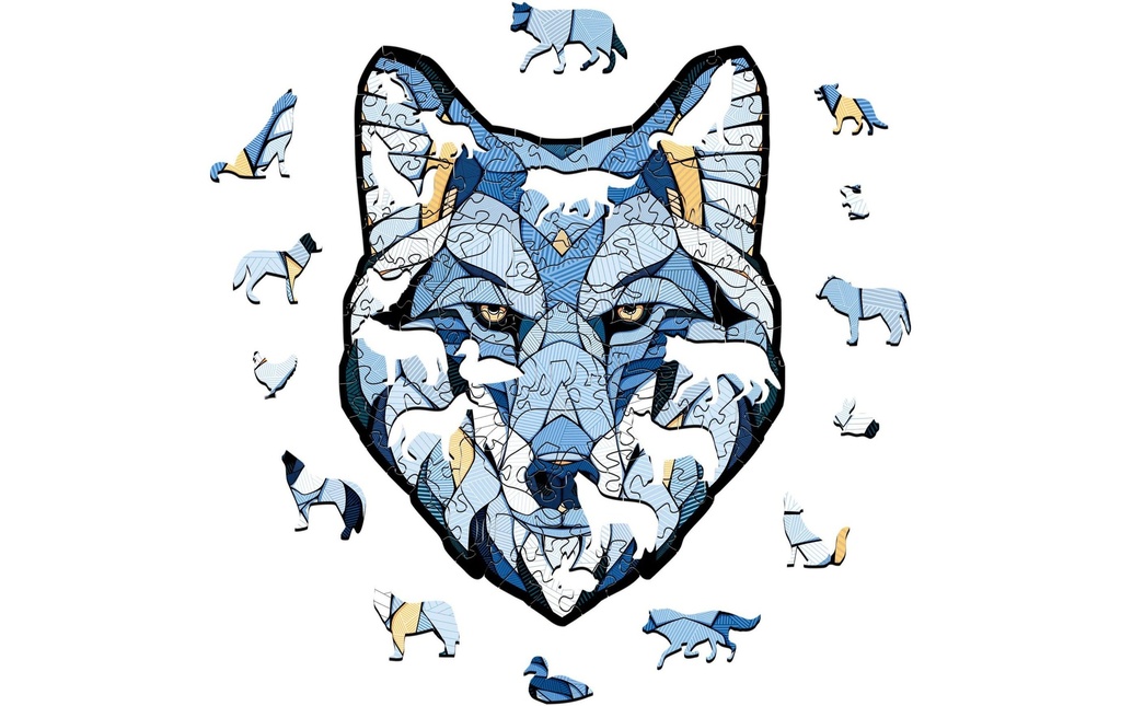 Eco Wood Art Puzzle en bois Loup 260 pièces