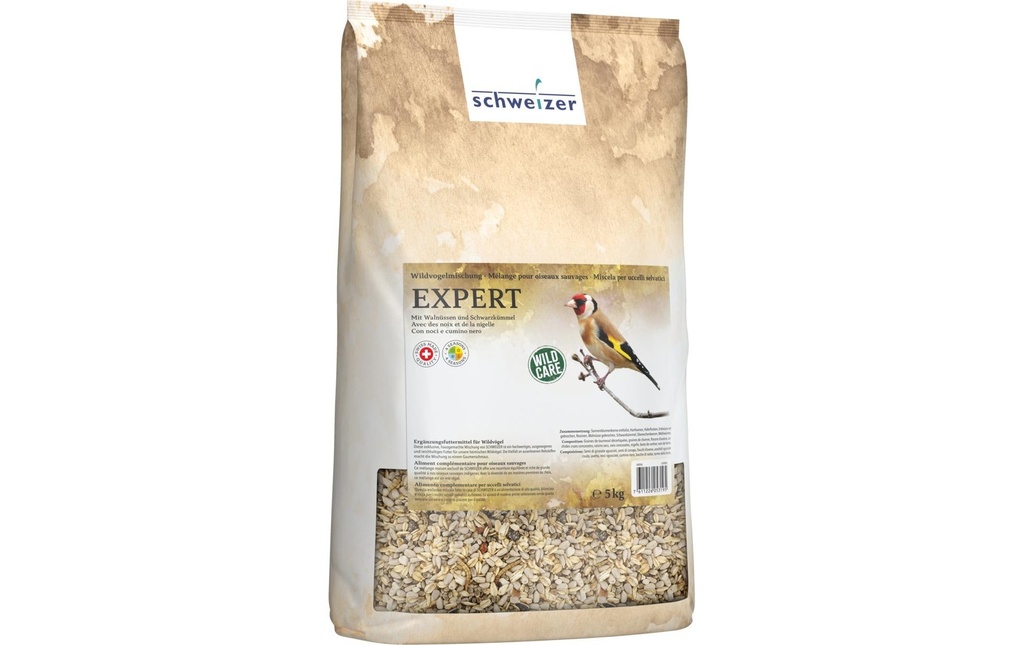 Eric Schweizer Nourriture pour oiseaux Mélange pour oiseaux sauvages Expert 5 kg