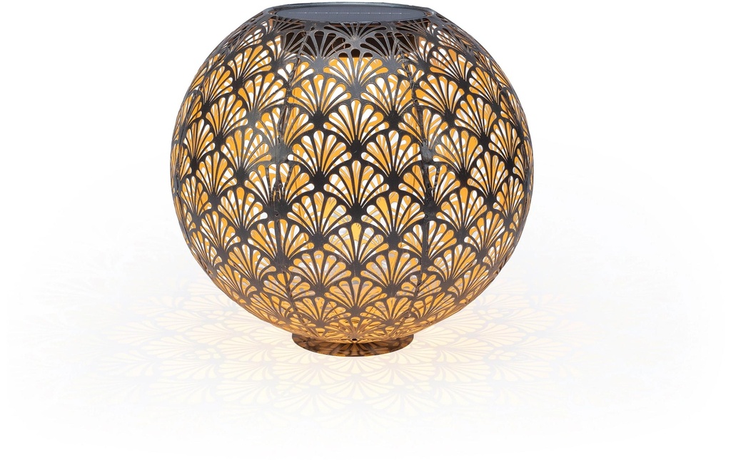 STT Photophore Solar Antic Ball Santana Ø 30 cm, Anthracite