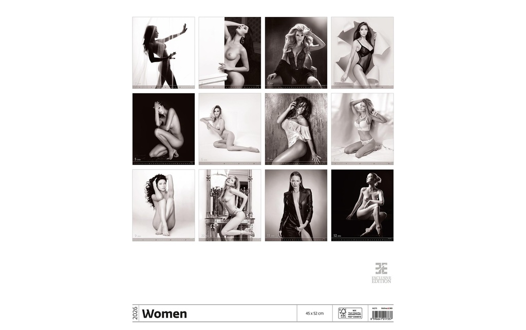 TH Products Calendrier érotique illustré Femmes 2026