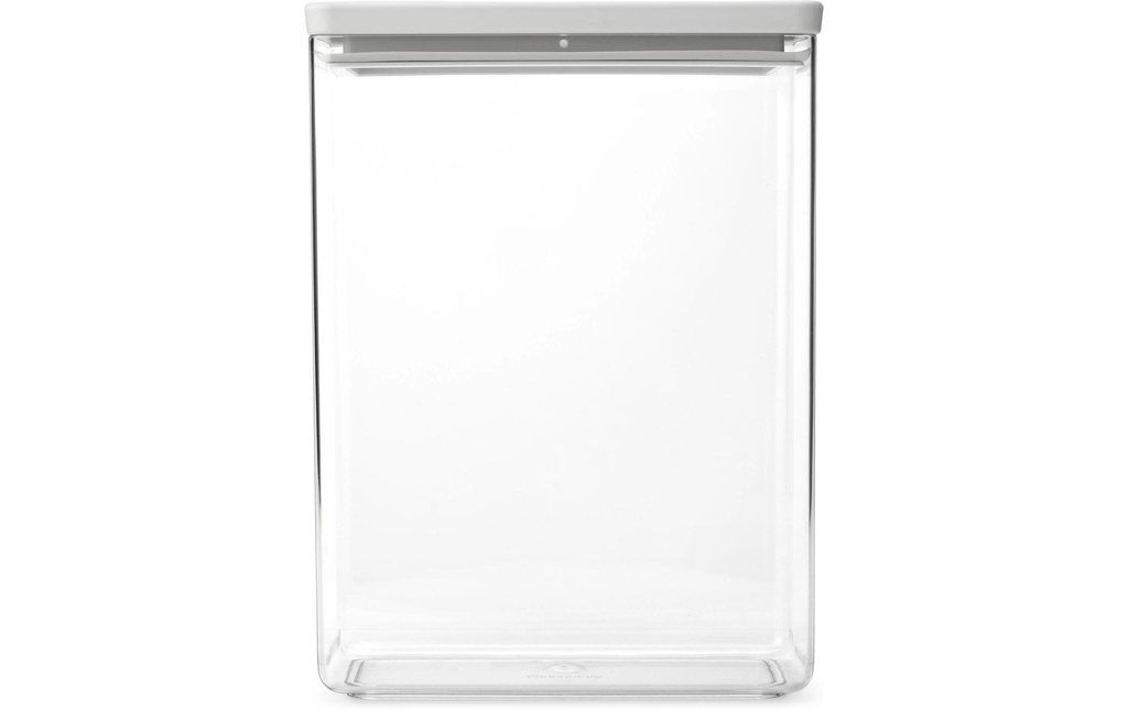 Brabantia Boîte à provisions Tasty+ 5.4 l, Transparent/Gris clair