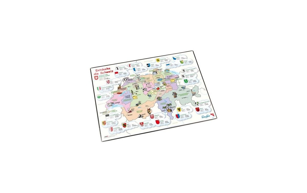 LÄUFER Sous-main carte geo.suisse