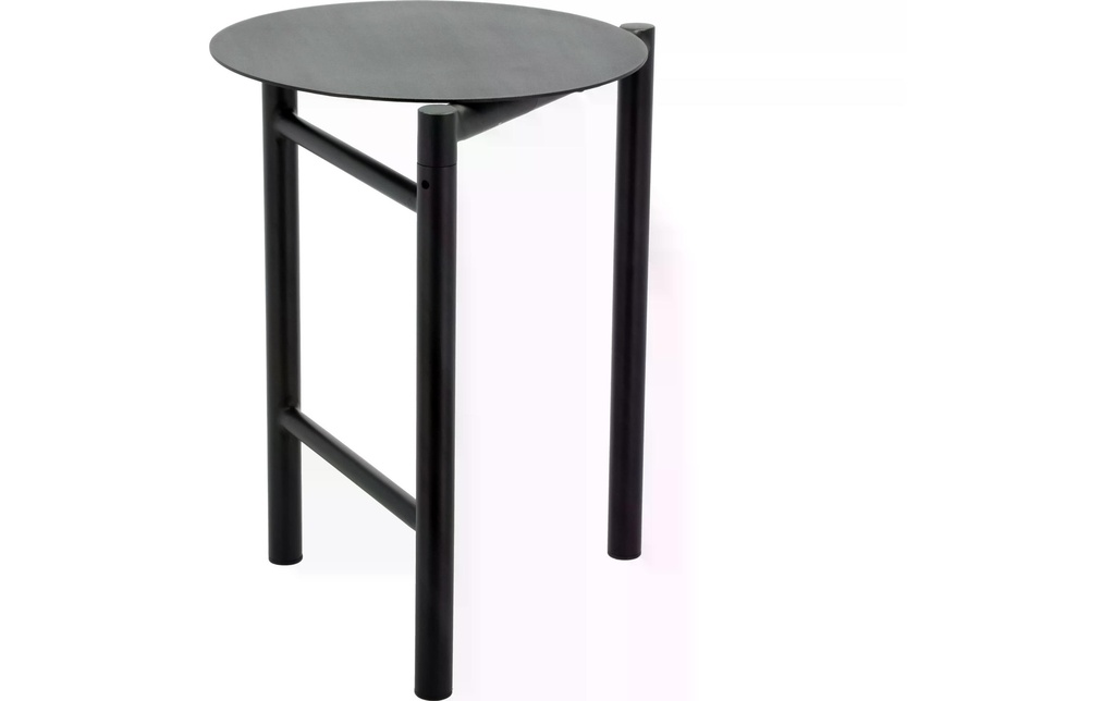 Zone Denmark Tabouret Disc 33 x 45 cm, Noir
