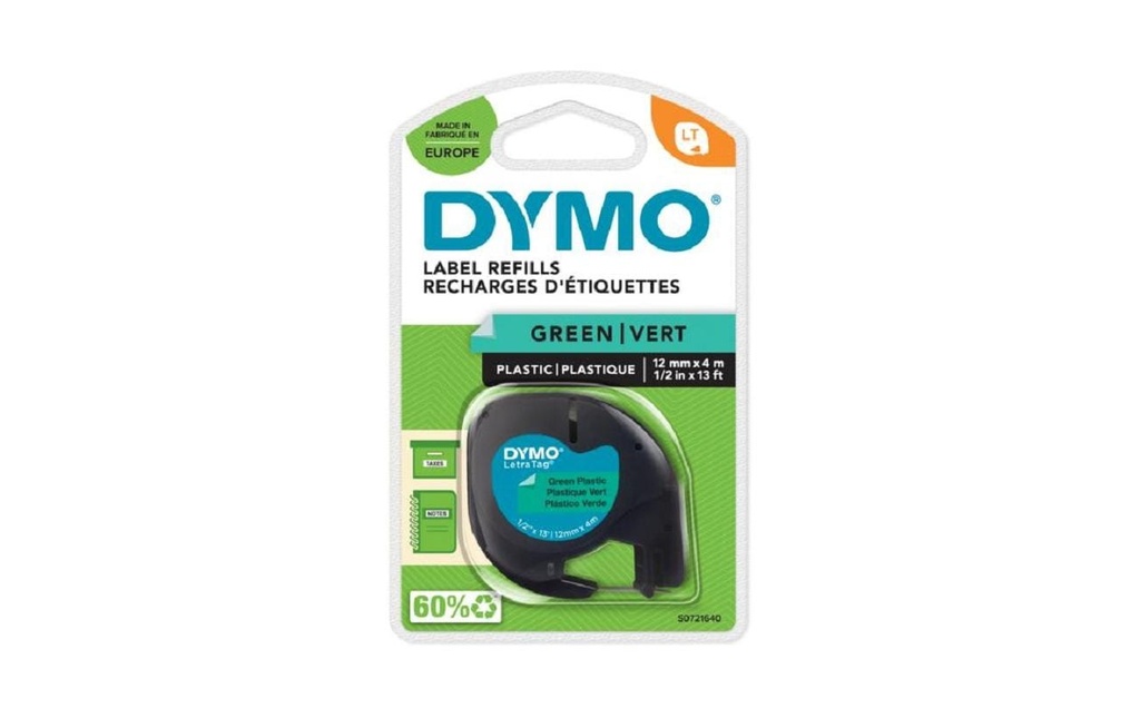 DYMO Dymo LT-Band plasti. 12mm vert