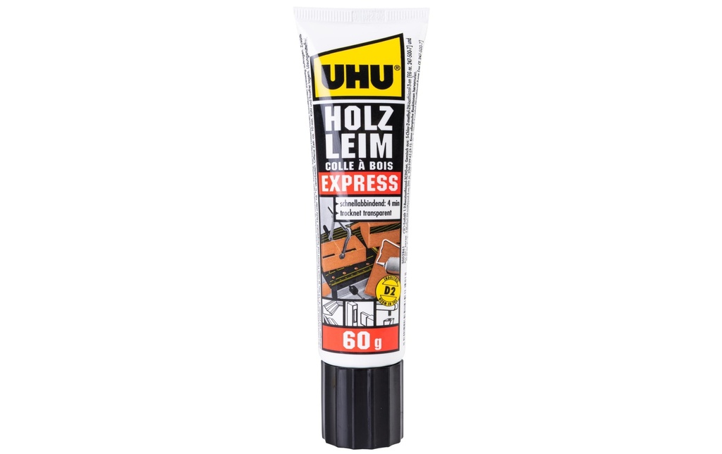 UHU Colle express pour bois (60 pces)