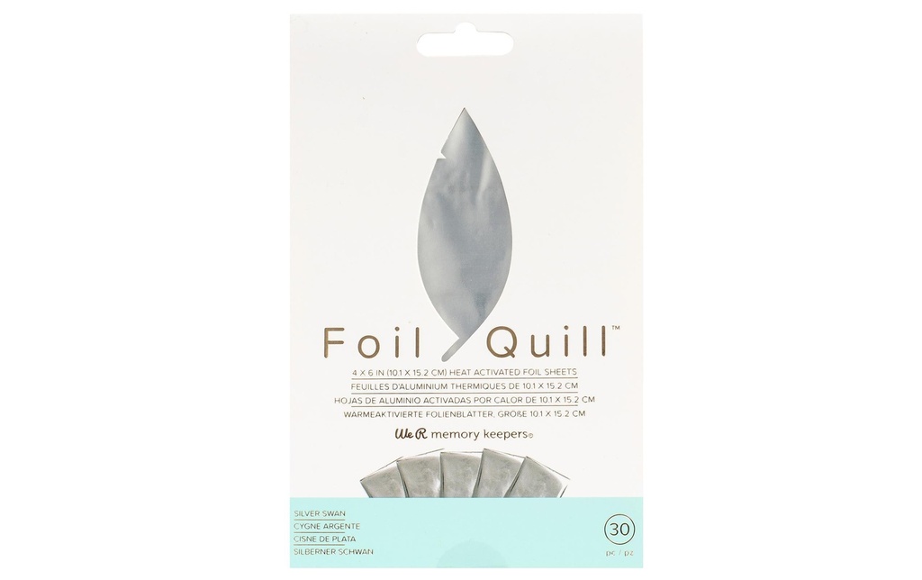 We R Memory Keepers Film Foil Quill 10.1 x 15.2 cm, 30 feuilles
