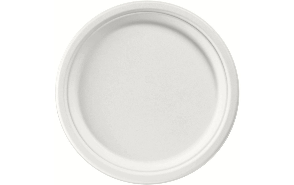 Duni Assiettes jetables 26 cm, 50 Pièce/s, Blanc