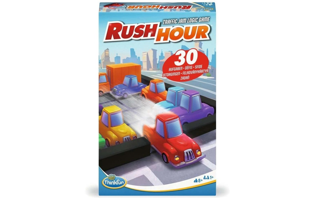 Thinkfun Jeux de réflexion Rush Hour Travel DE/ NL/ FR/ UN/ IT/ PO