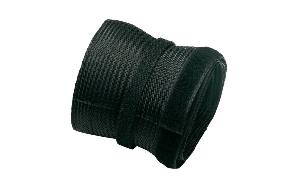 PureMounts Gaine de câble 1.8 m x 85 mm Noir