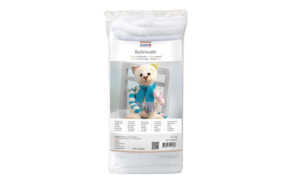 Glorex Ouate de remplissage 1 kg