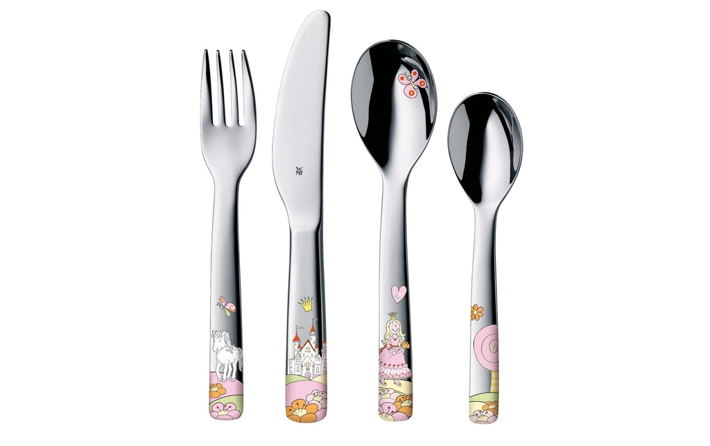 WMF Set de couverts pour enfants Princesse Anneli 4 pièces