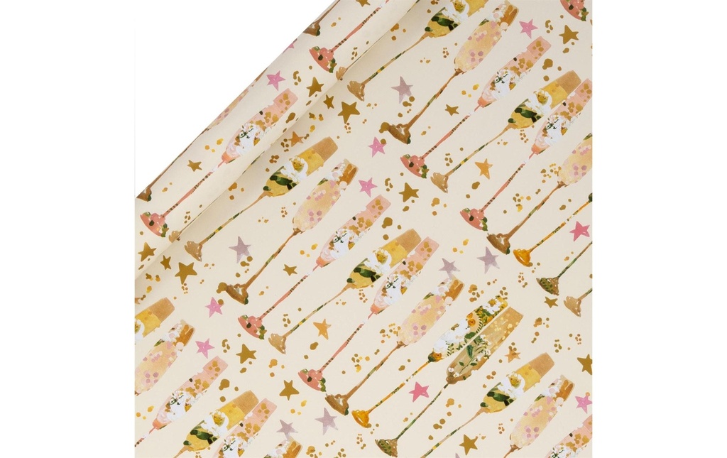 GLICK Papier cadeau Flutes 4mx70cm (4 pces)