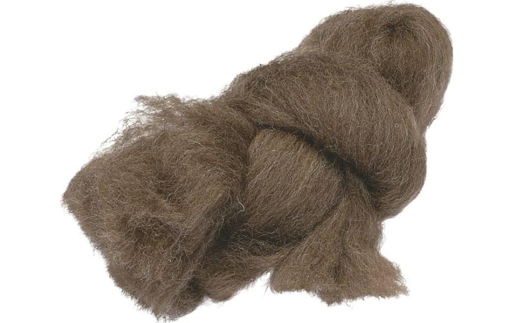 Heyda Laine de feutre 50 g, Brun foncé
