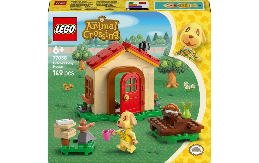 LEGO® Animal Crossing La maison confortable d'Abeille 77058
