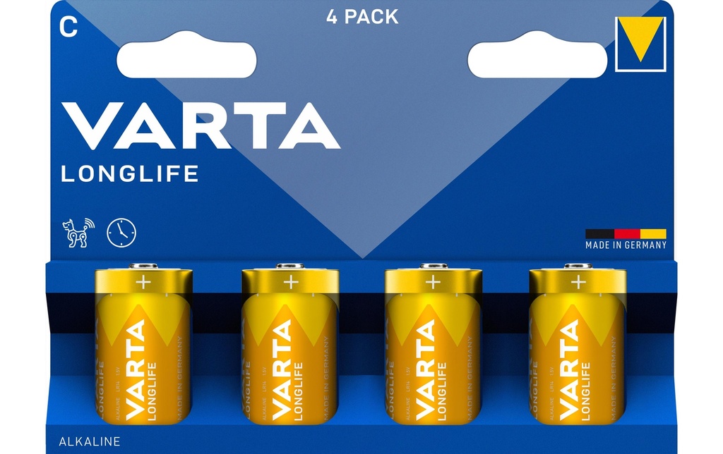 Varta Pile Longlife C , 4 Pièce/s