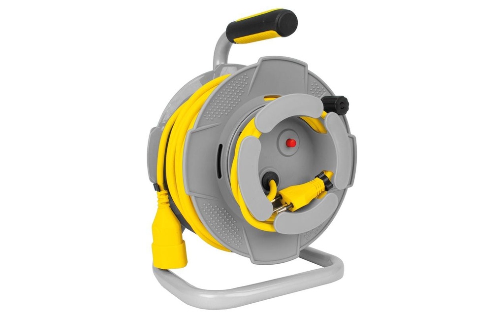 STEFFEN Bobine de câble T12/T13Td 3 x 1 mm² 18.5m+1.5m Gris/jaune