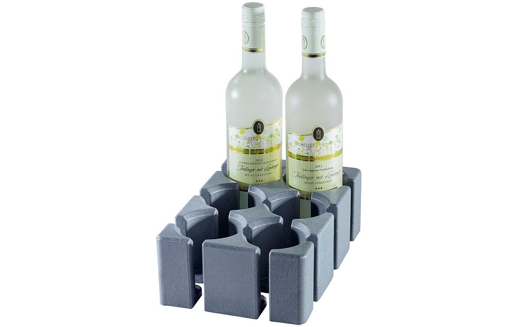 purvario Porte-verre/tasse et porte-bouteille haut 6 pièces