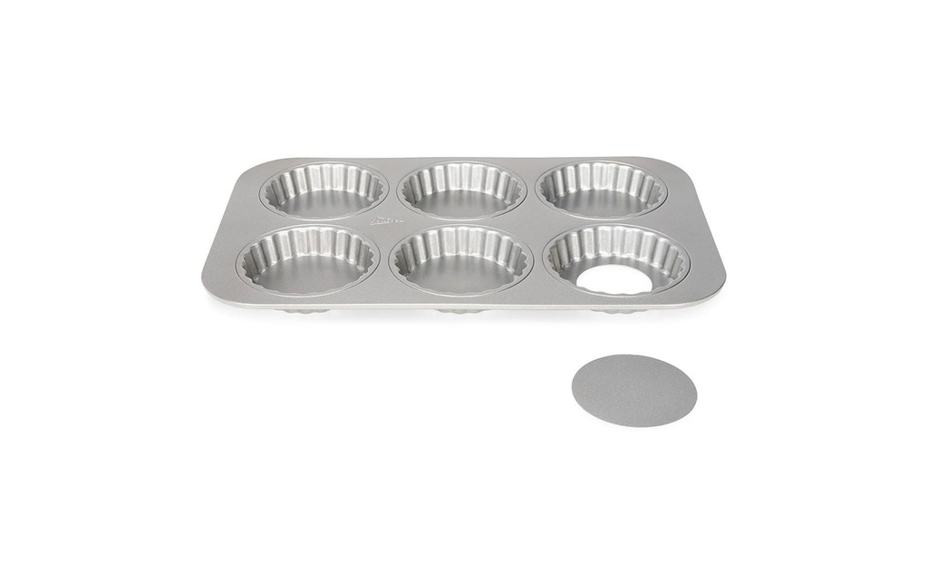 Patisse Moule à quiche Silver-Top Mini 38 x 24 x 2 cm