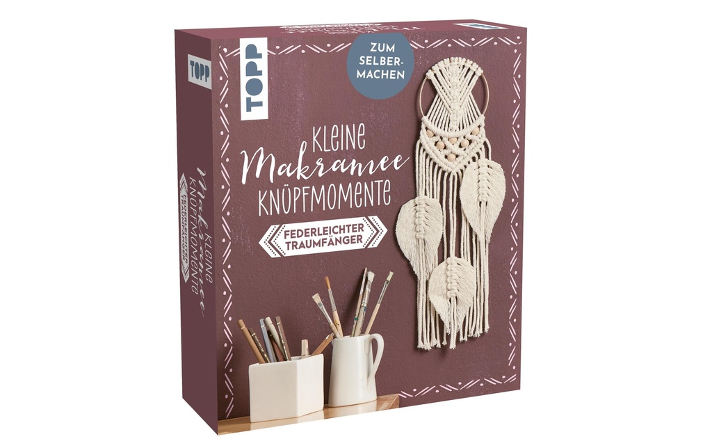 Frechverlag Kits de bricolage Attrape-rêves en macramé
