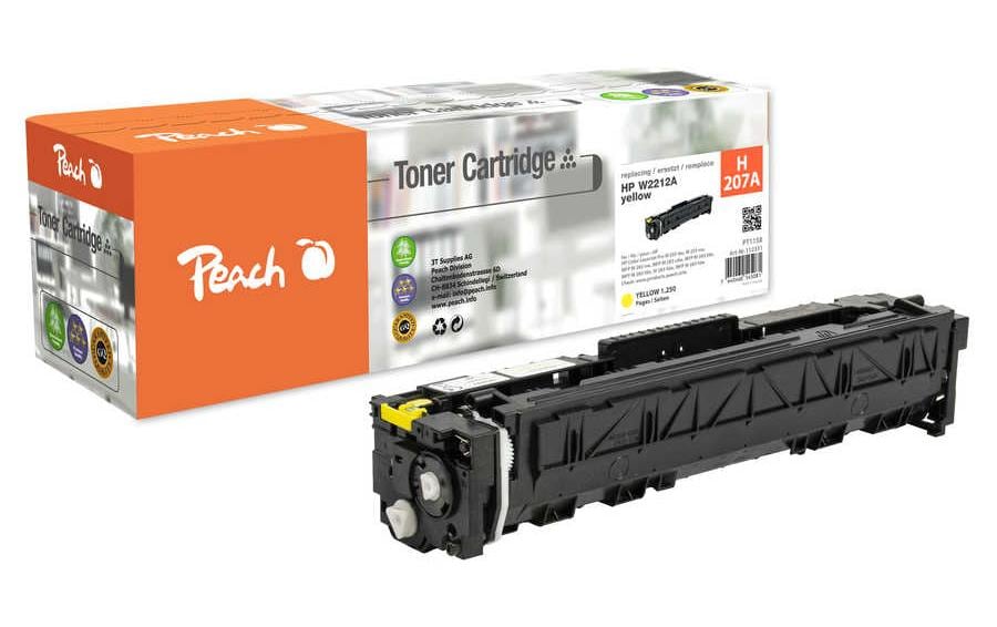 Peach Toner HP No. 207A Yellow