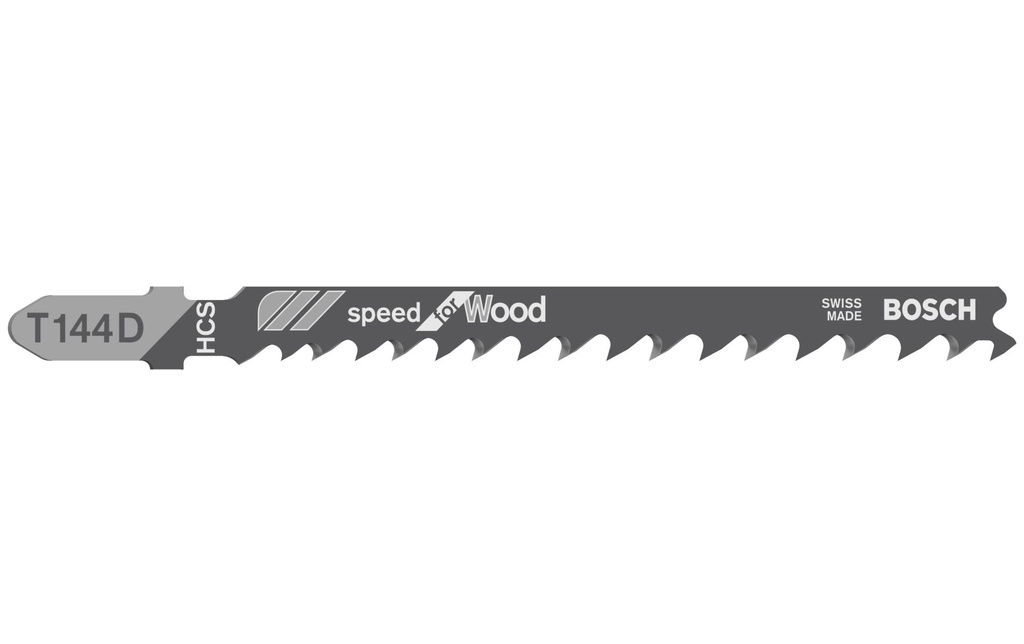 Bosch Professional Lame de scie sauteuse T 144 D Speed for Wood, 25 pièces
