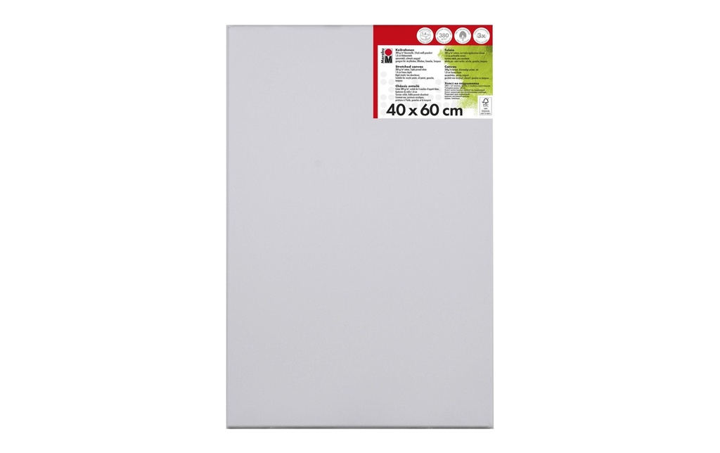 MARABU Toile blanche 40x60cm 1.8cm