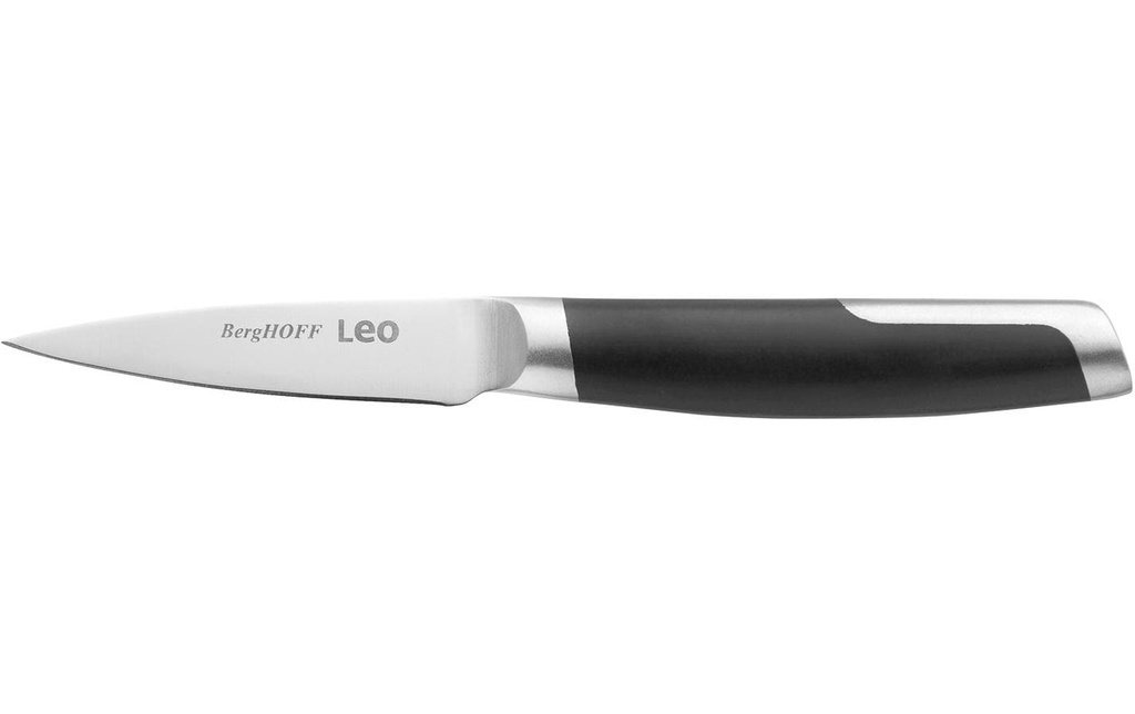 BergHOFF Couteau à légumes Leo Graphite 9 cm, Noir/Argenté