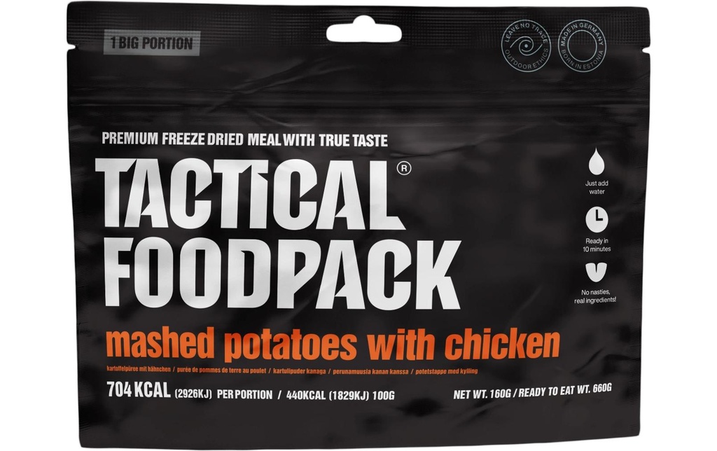 Tactical Foodpack Plat principal Purée de pommes de terre au poulet