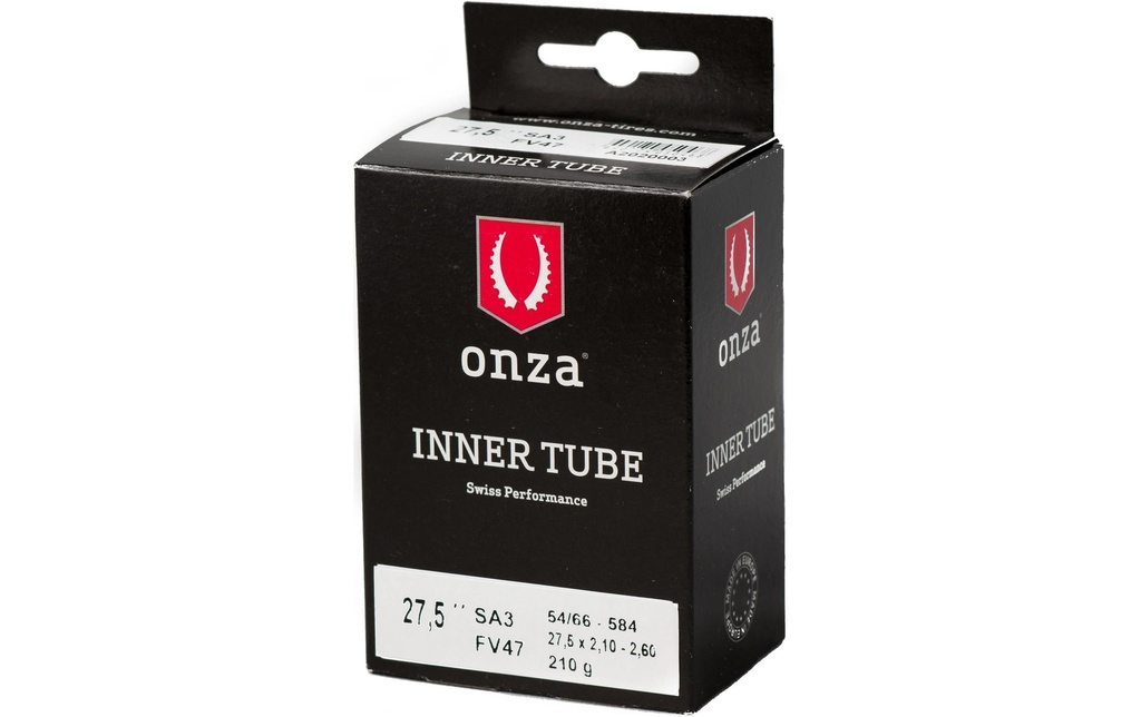 Onza Chambre à air de vélo SA3 Sclaverand/Presta 27.5