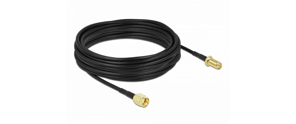 Delock Câbles d’antenne LMR/CFD100 RP-SMA à RP-SMA, 10 m