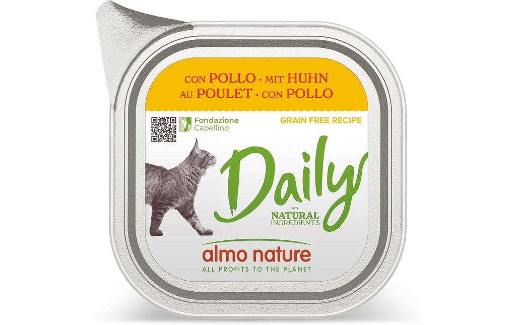 Almo Nature Alimentation humide Daily au poulet 100g