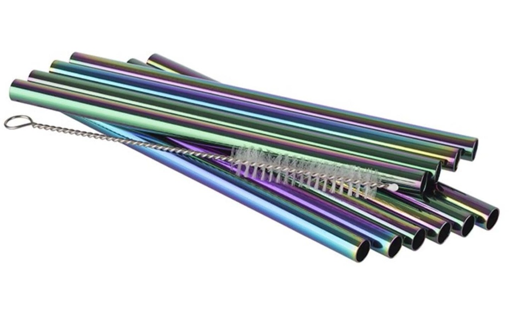 APS Paille Lot de 11, 15 cm, arc-en-ciel