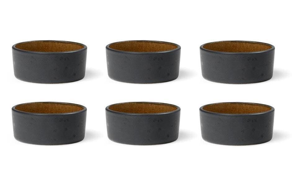 Bitz Coupelle apéritif 7.5 cm, 6 Pièce/s, Noir/Ambre