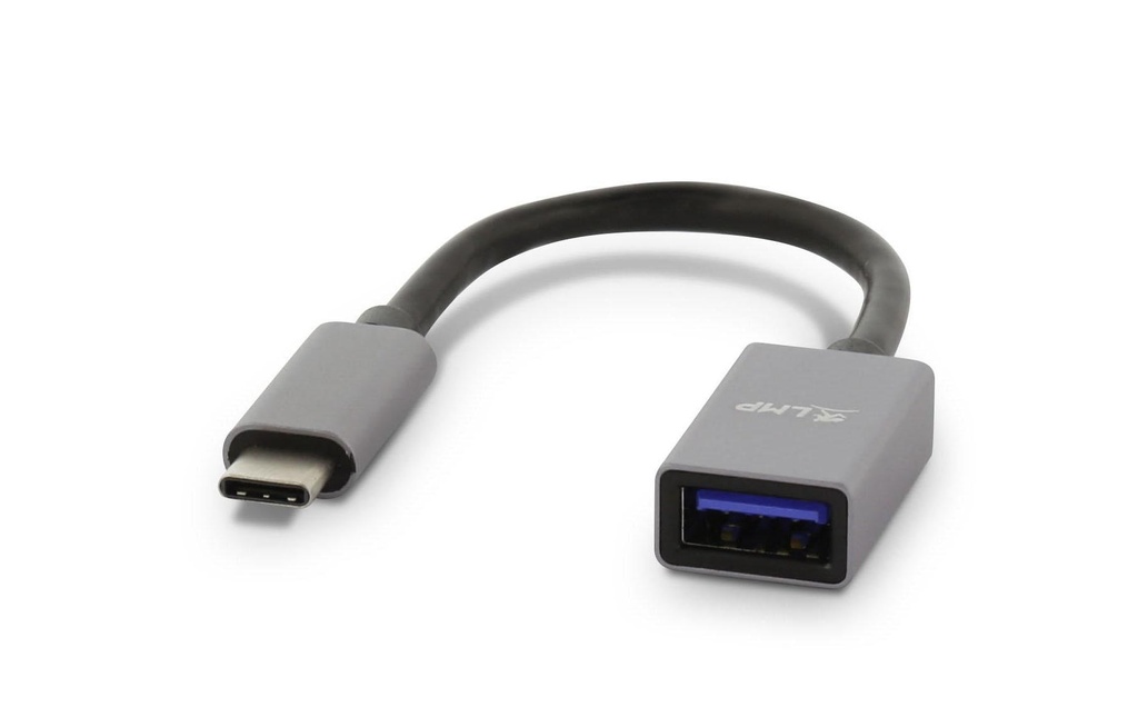 LMP Adaptateur USB 3.0 USB-C – USB-A 15 cm gris espace