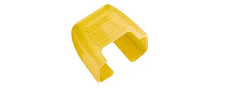 R&M Clip Niveau de sécurité 1 Connecteur RJ45 IP20 Jaune 20 Pièce/s