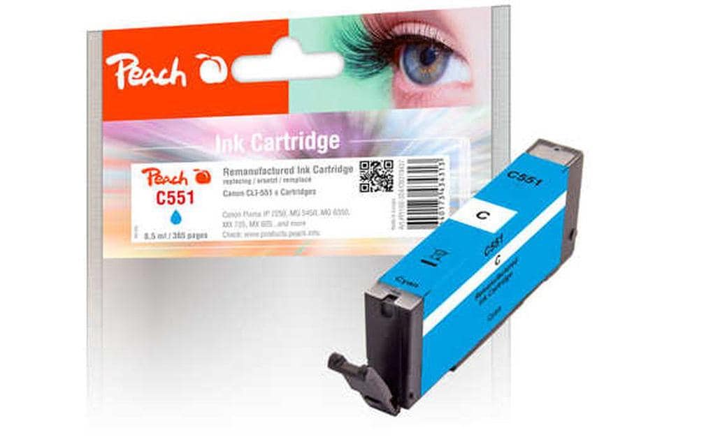 Peach Encre Canon CLI-551C Cyan