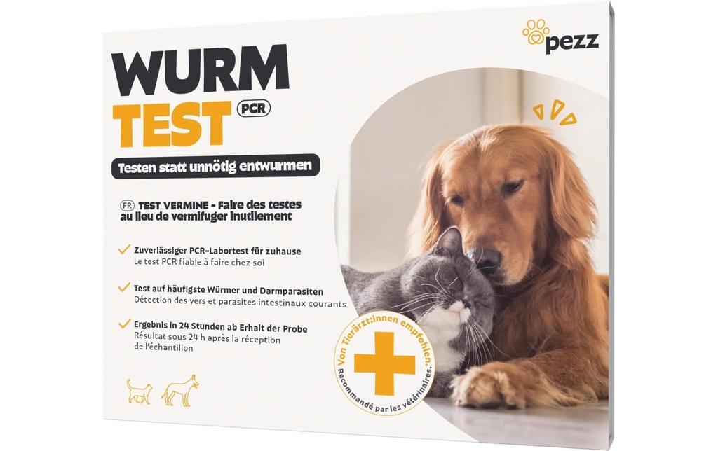 pezz PCR Test du ver pour chiens et chats