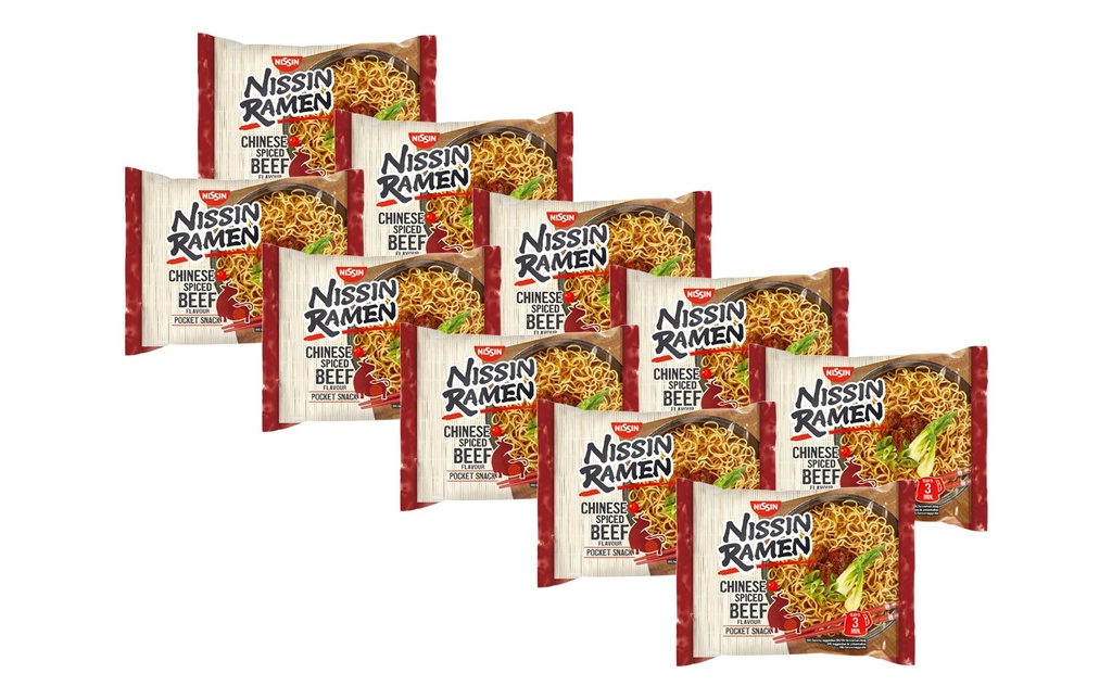 Nissin Food Ramen China Beef 10x 67 g