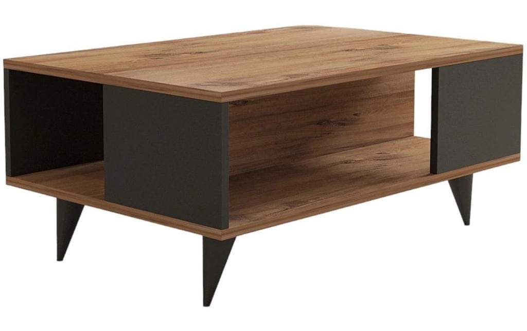 Woody Fashion Table basse Yuka 90 x 39.5 cm, Brun