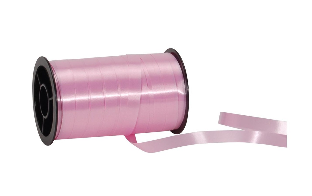 Spyk Ruban cadeau Poly Lisse 7 mm x 20 m, Rose