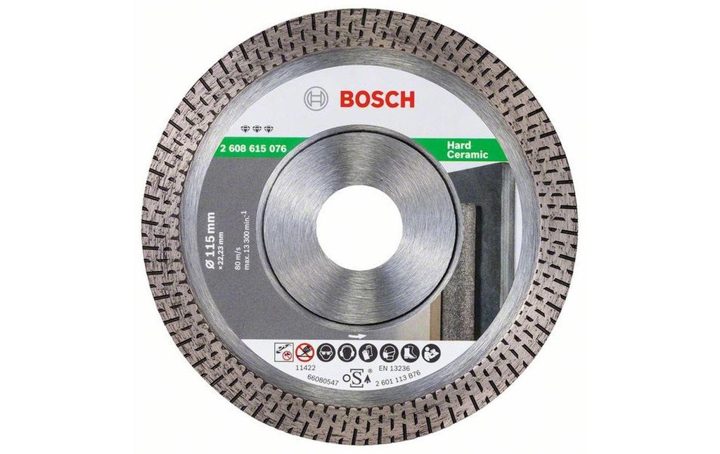 Bosch Disque à tronçonner diamanté pour la pierre 115 mm