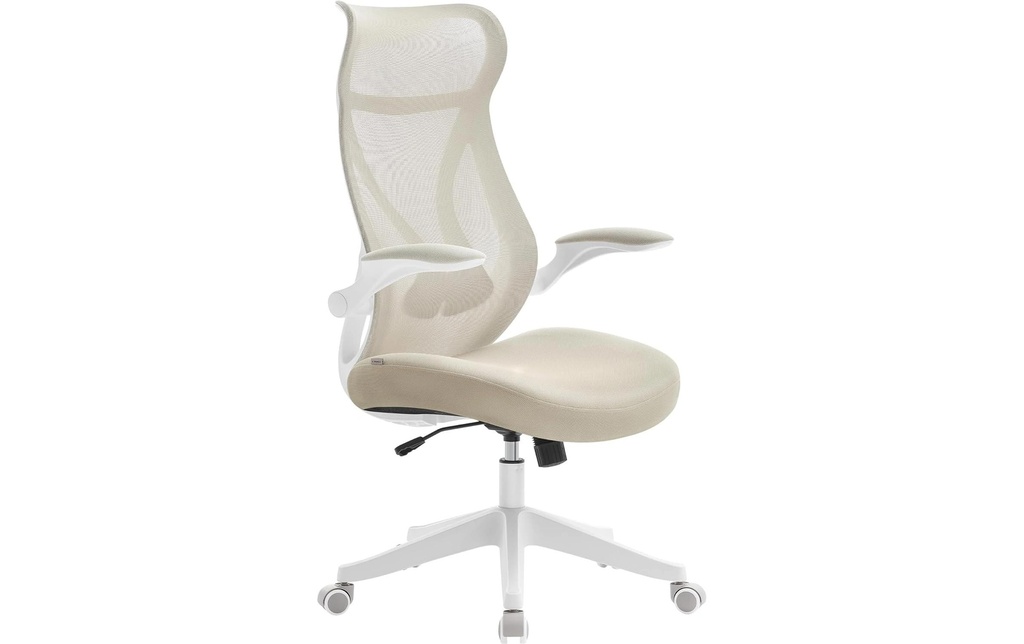 Songmics Chaise de bureau Cappuccino Beige