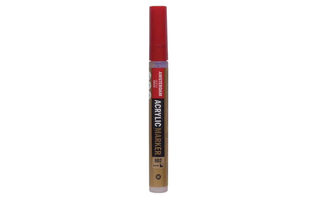 Amsterdam Marqueur acrylique M 802 Or riche Semi-couvrant