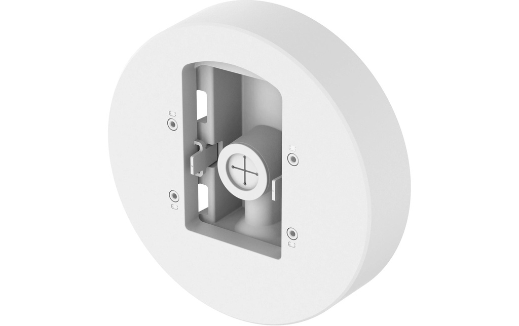 Hanwha Vision Fixation sur mât SBD-180PMW Blanc 1 Pièce/s