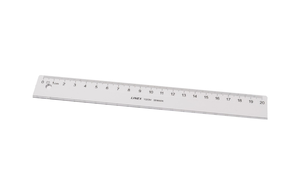 Linex Règle avec bord encreur, 20 cm